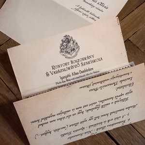 Névre szóló Roxforti levél !!!  - Meska.hu