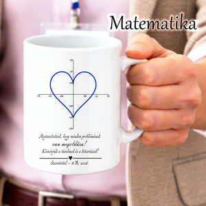 Matematika tantárgyas bögre ballagásra, pedagógusnapra tanárnak - Meska.hu