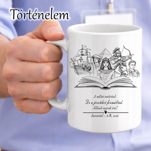 Történelem tantárgyas bögre ballagásra, pedagógusnapra tanárnak - Meska.hu