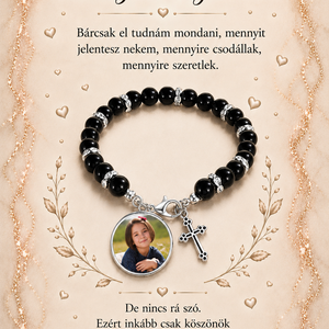 Fényképes karkötő anyukának - Meska.hu