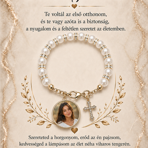 Fényképes karkötő Édesanyának - Meska.hu