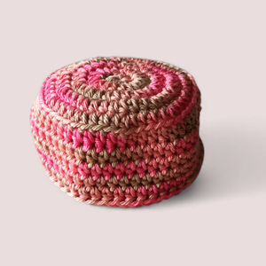 Footbag/Babzsák terrakotta , Játék & Sport, Sport és kikapcsolódás, Labdajátékok, Horgolás, MESKA