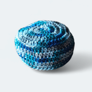 Footbag/Babzsák türkiz színváltós , Játék & Sport, Sport és kikapcsolódás, Labdajátékok, Horgolás, MESKA