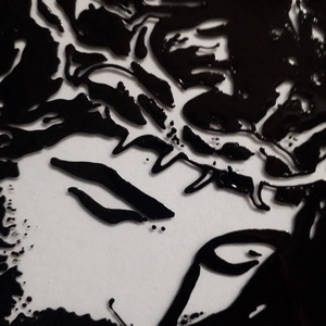 Jézus  - művészet - festmény - üvegfestmény - Meska.hu