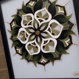 Zöld mandala - Meska.hu