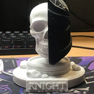 3D nyomtatott koponya szobor, Kellékek & szerszámok, Dekorációs kellékek, Egyéb kellékek, Újrahasznosított alapanyagból készült termékek, MESKA