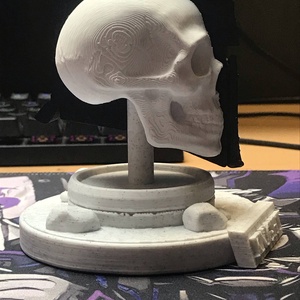 3D nyomtatott koponya szobor - kellékek & szerszámok - dekorációs kellékek - egyéb kellékek - Meska.hu