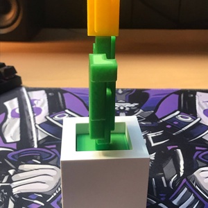 Minecraft tulipán - kellékek & szerszámok - dekorációs kellékek - egyéb kellékek - Meska.hu
