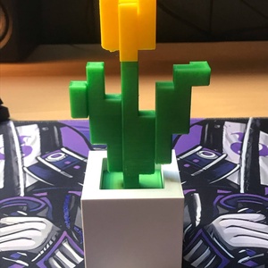 Minecraft tulipán, Kellékek & szerszámok, Dekorációs kellékek, Egyéb kellékek, Újrahasznosított alapanyagból készült termékek, MESKA
