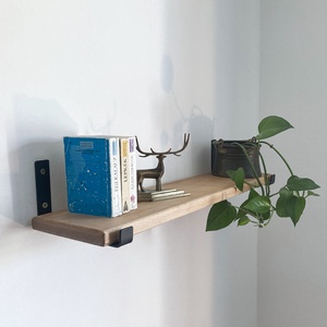 Polctartó konzol (fekete 15 cm) - otthon & életmód - bútor - polc - Meska.hu