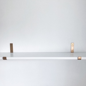 Polctartó konzol (arany 15 cm) - otthon & életmód - bútor - polc - Meska.hu