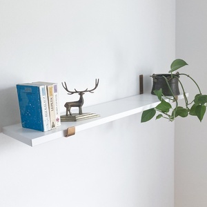 Polctartó konzol (arany 15 cm) - otthon & életmód - bútor - polc - Meska.hu