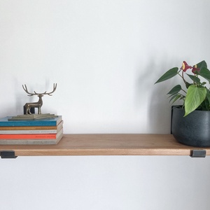 Polctartó konzol (natúr acél 20 cm) - otthon & életmód - bútor - polc - Meska.hu