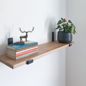 Polctartó konzol (natúr acél 20 cm) - otthon & életmód - bútor - polc - Meska.hu