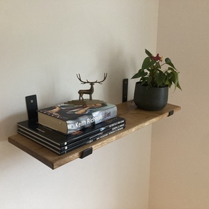 Polctartó konzol (fekete 25 cm) - otthon & életmód - bútor - polc - Meska.hu