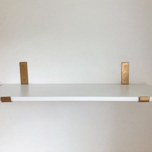 Polctartó konzol (arany 25 cm) - otthon & életmód - bútor - polc - Meska.hu