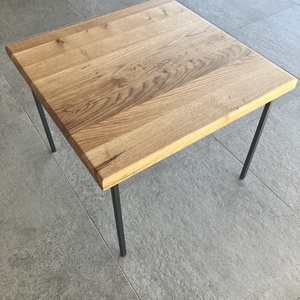 Tölgy dohányzóasztal, Otthon & Életmód, Bútor, Asztal, Famegmunkálás, Fémmegmunkálás, MESKA