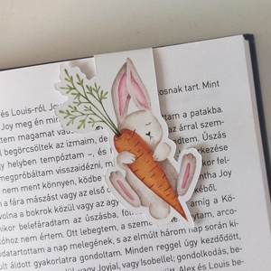 MÁGNESES KÖNYVJELZŐ - nyuszik - könyv & zene - könyvjelző - Meska.hu
