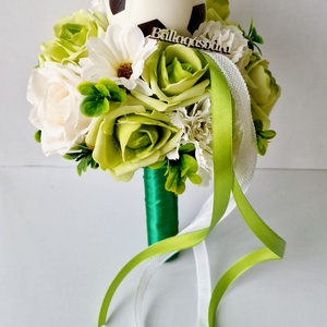 Focis ballagási csokor - Meska.hu