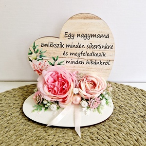 Anyák napi nagymama köszöntő , Otthon & Életmód, Dekoráció, Virágdísz és tartó, Csokor & Virágdísz, Virágkötés, MESKA