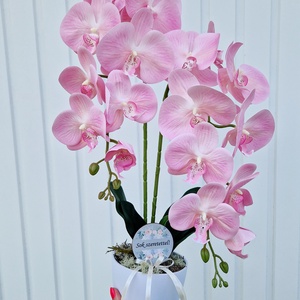 Örök Orchidea , Otthon & Életmód, Dekoráció, Virágdísz és tartó, Csokor & Virágdísz, Virágkötés, MESKA