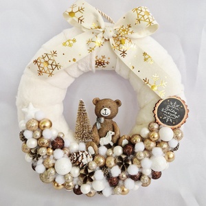 Karácsonyi ajtódísz  - Meska.hu