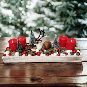 Adventi asztaldísz  - karácsony - adventi díszek - adventi koszorú - Meska.hu