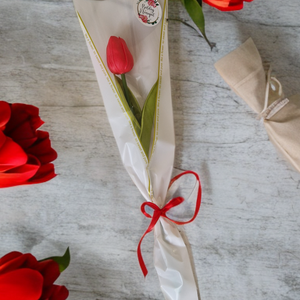 Nőnapi tulipán , Otthon & Életmód, Virágdekoráció, Virágok, Szálas virág, Virágkötés, MESKA