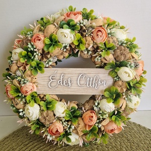 Tavaszi-nyári ajtódísz - otthon & életmód - dekoráció - ajtó- és ablak dekoráció - ajtódísz & kopogtató - Meska.hu