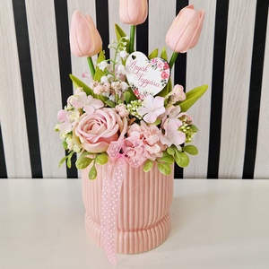 Tavaszi asztaldísz , Otthon & Életmód, Virágdekoráció, Virágdíszek, Asztali virágdísz, Virágkötés, MESKA