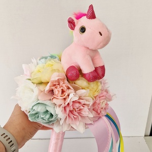 Unikornisos ballagási csokor, Otthon & Életmód, Virágdekoráció, Virágok, Virágcsokor, Virágkötés, MESKA