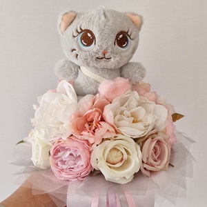 Ovis cicás ballagási csokor, Otthon & Életmód, Virágdekoráció, Virágok, Virágcsokor, Virágkötés, MESKA