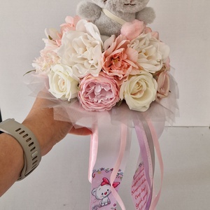 Ovis cicás ballagási csokor - otthon & életmód - virágdekoráció - virágok - virágcsokor - Meska.hu