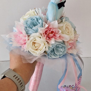 Ovis cicás ballagási csokor - otthon & életmód - virágdekoráció - virágok - virágcsokor - Meska.hu