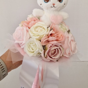 Ovis cicás ballagási csokor - otthon & életmód - virágdekoráció - virágok - virágcsokor - Meska.hu