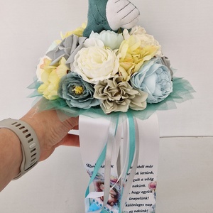 Fiús ballagási csokor - otthon & életmód - virágdekoráció - virágok - virágcsokor - Meska.hu