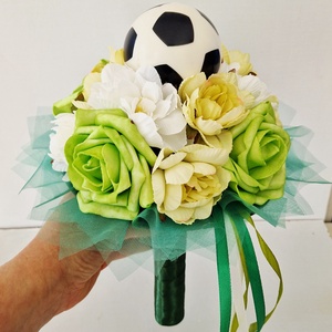 Focis ballagási csokor - Meska.hu