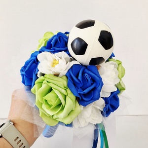 Focis ballagási csokor - Meska.hu