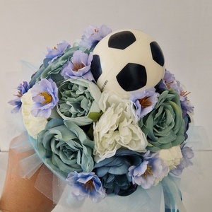 Focis ballagási csokor - Meska.hu