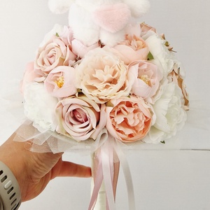 Cicás ballagási csokor - otthon & életmód - virágdekoráció - virágok - virágcsokor - Meska.hu