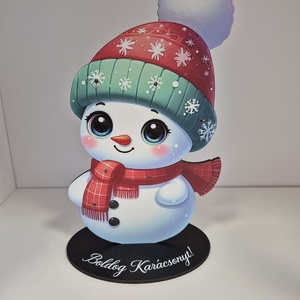 Pingvin karácsonyi dekor, Karácsony, Adventi díszek, Adventi asztaldísz, Famegmunkálás, MESKA