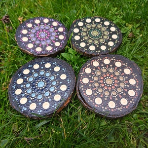 Pontozott poháralátét - otthon & életmód - konyhafelszerelés, tálalás - tálalás - tányér- és poháralátét - Meska.hu