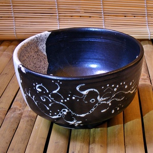 Kerámia teáscsésze japán stílusban, Otthon & Életmód, Konyhafelszerelés, tálalás, Tálalás, Festett tárgyak, Kerámia, MESKA