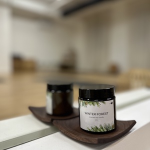 WINTER FOREST illatosított szójagyertya üvegtégelyben - otthon & életmód - gyertya, illat, aroma - gyertya - Meska.hu