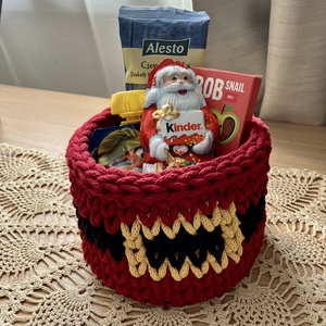 Horgolt kosár, Otthon & Életmód, Tárolás & Rendszerezés, Tárolókosár, Horgolás, MESKA