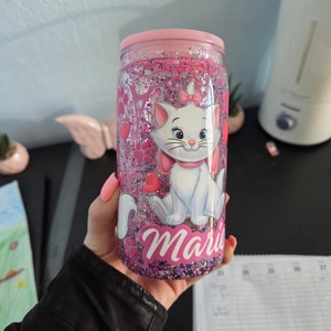 Csillámos pohár - Meska.hu