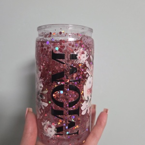 Csillámos pohár - otthon & életmód - konyhafelszerelés, tálalás - tálalás - pohár - Meska.hu