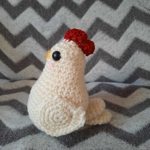 Horgolt tyúk - amigurumi tyúk - nem csak húsvétra - otthon & életmód - dekoráció - asztal és polc dekoráció - asztaldísz - Meska.hu