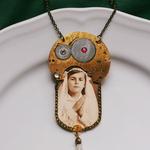 Hortense Nellie Flint - steampunk nyaklánc - Meska.hu
