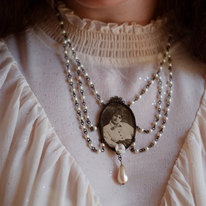 VÉGKIÁRUSÍTÁS  Lady Nancy Swann Wilde - steampunk nyaklánc - ékszer - nyaklánc - medálos nyaklánc - Meska.hu